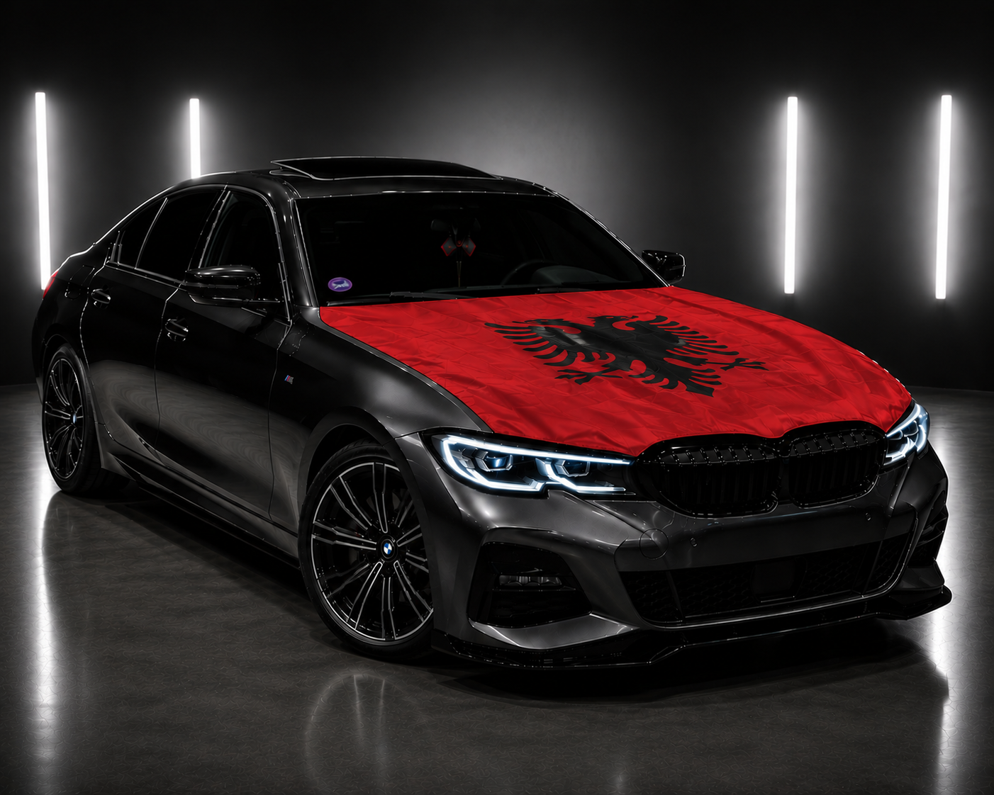 Drapeau Élastique Capot Voiture