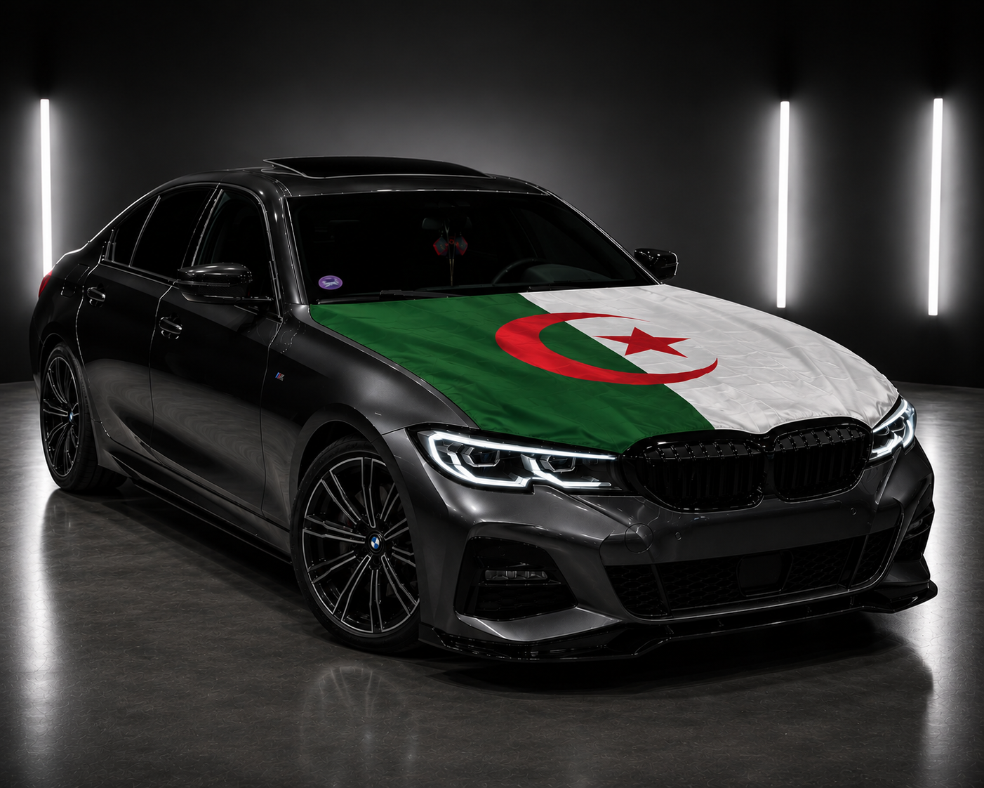 Drapeau Élastique Capot Voiture