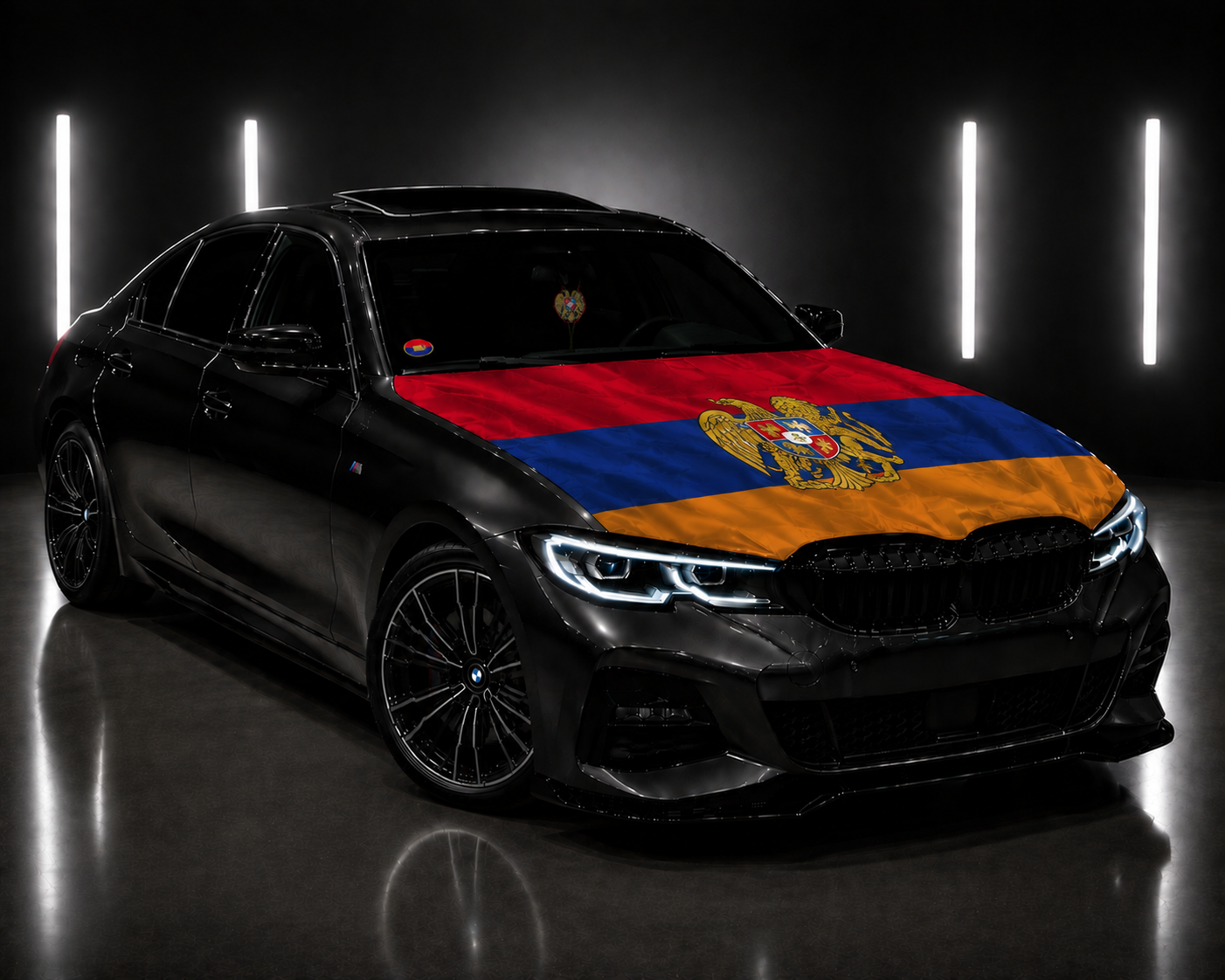 Drapeau Élastique Capot Voiture