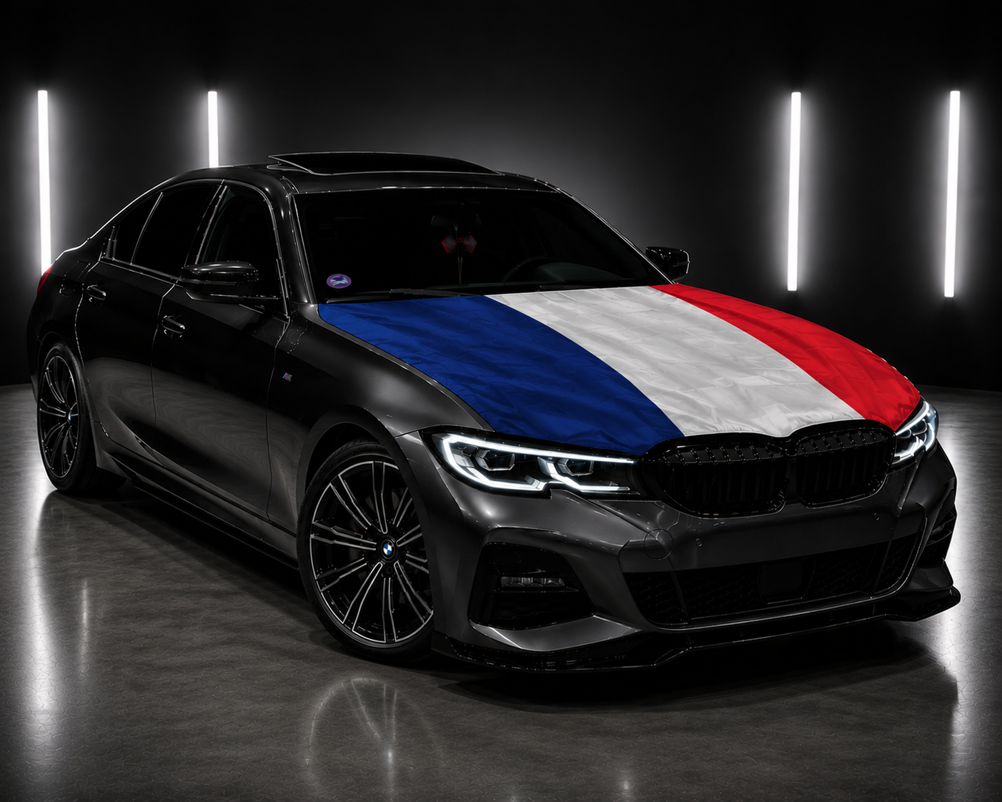 Drapeau Élastique Capot Voiture