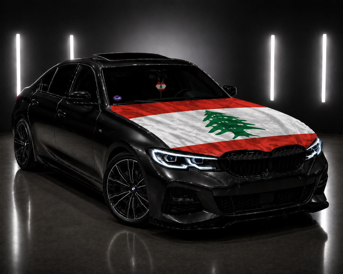 Drapeau Élastique Capot Voiture