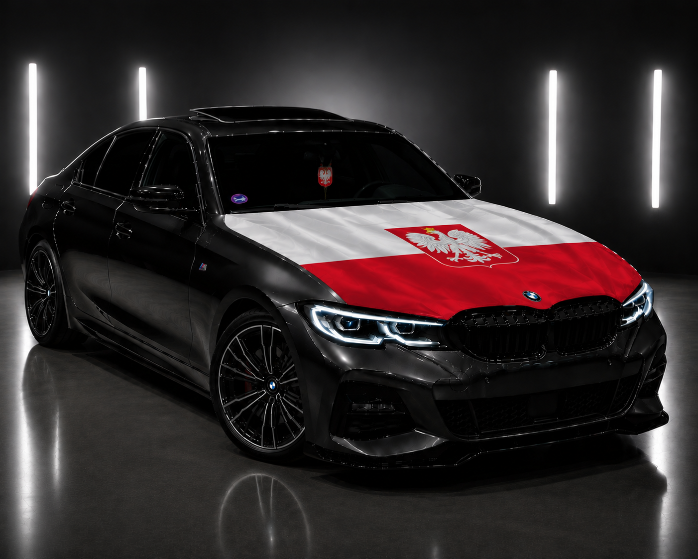 Drapeau Élastique Capot Voiture